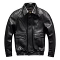 Thickened Leather Top Layer Sheepskin Leather Jacket Plus Size Men's Casual Versatile Leather Jacket Autumn and Winter Coat