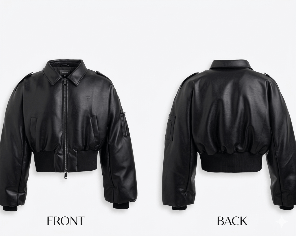 Autumn Winter Short Black PU Leather Jacket for Men - Thick Warm Designer Streetwear Coat with Zipper